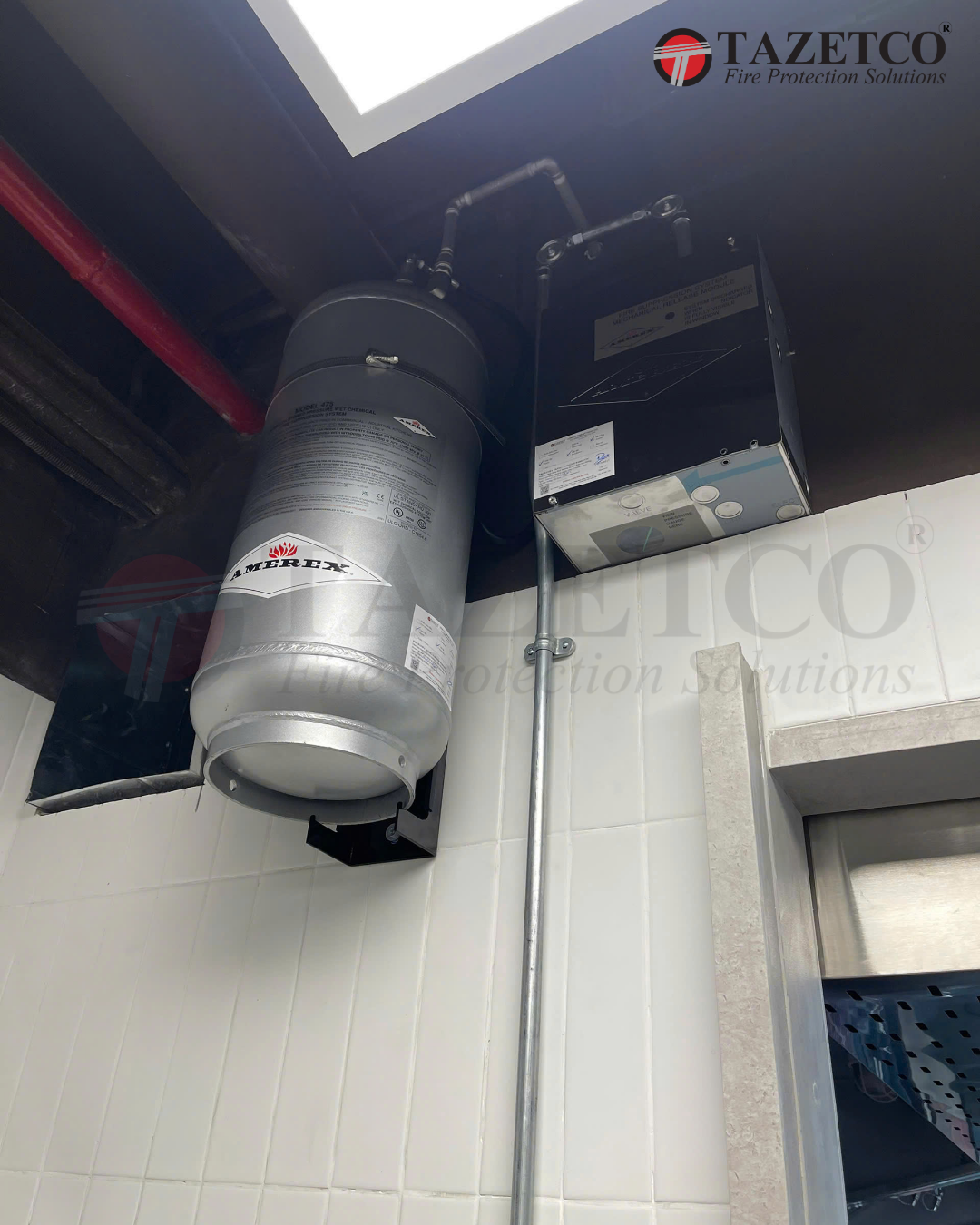 Commercial Kitchen fire suppression system